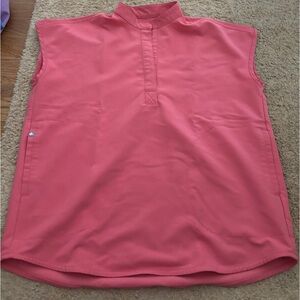 FIGS Pink Rafaela scrub top XXS